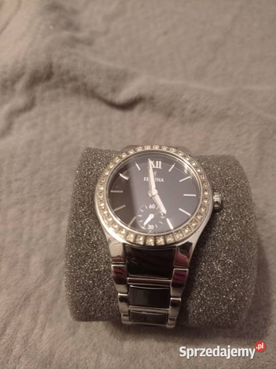 Zegarek wodoszczelny kwarcowy Festina cyrkonie Świnoujście sprzedam