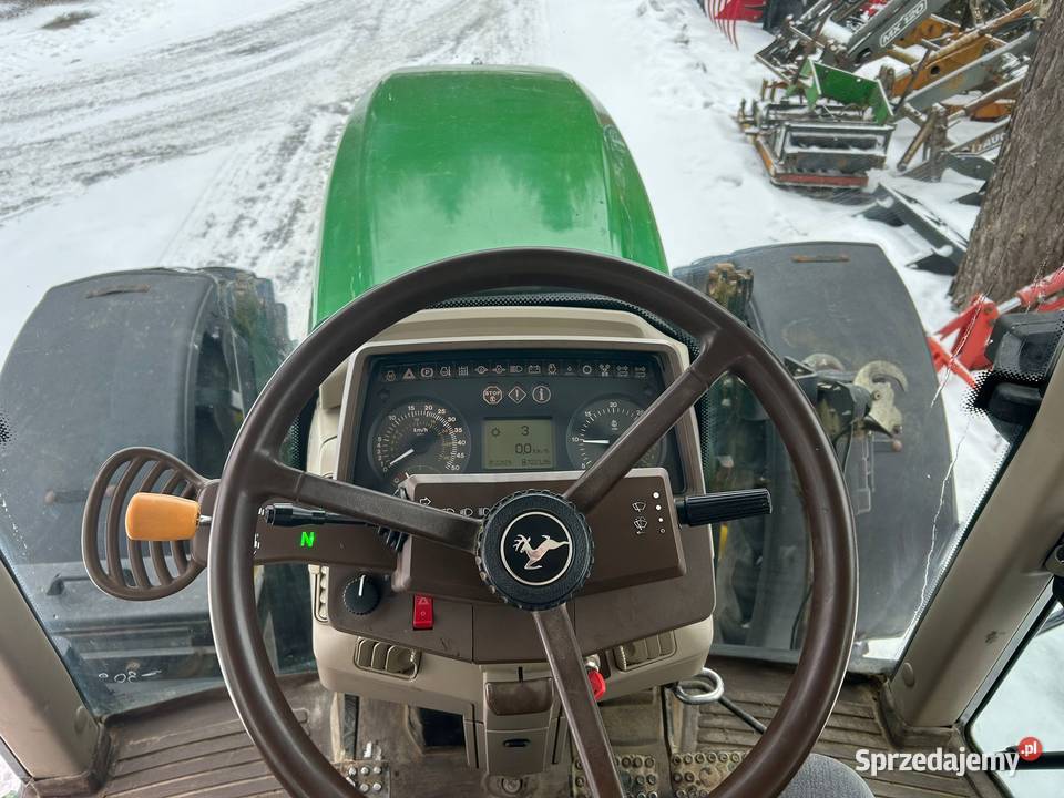 ohn Deere 6820 TUZ WOM JD 6610 Ares 640 Renault Ładowacz czołowy John Deere Laskowiec