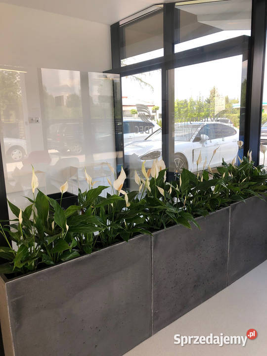 Donica betonowa Slim 90x20x70 Donice betonowe Dom i Ogród Rawicz