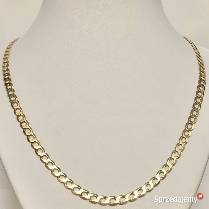 Złoty ŁAŃCUSZEK męski 585 14K cudowna PANCERKA Warszawa