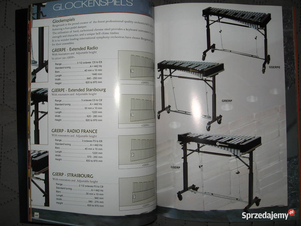 Bergerault Xylophones Vibraphones Marimbas Kępice
