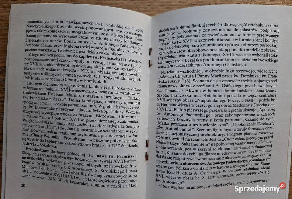 Leżajsk o Andrzej E Obruśnik OFM Rok wydania 1991 Kraków