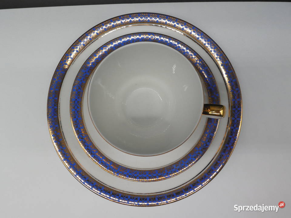 Zestaw śniadaniowy trio z porcelany BAVARIA