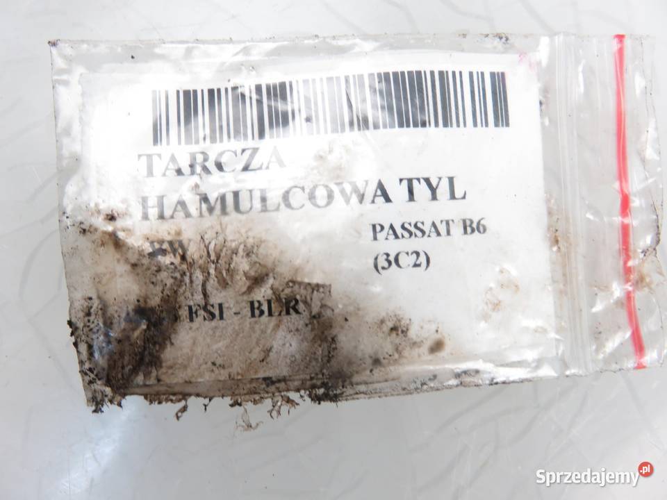 2X TARCZA HAMULCOWA TYŁ VW PASSAT B6 20 FSI