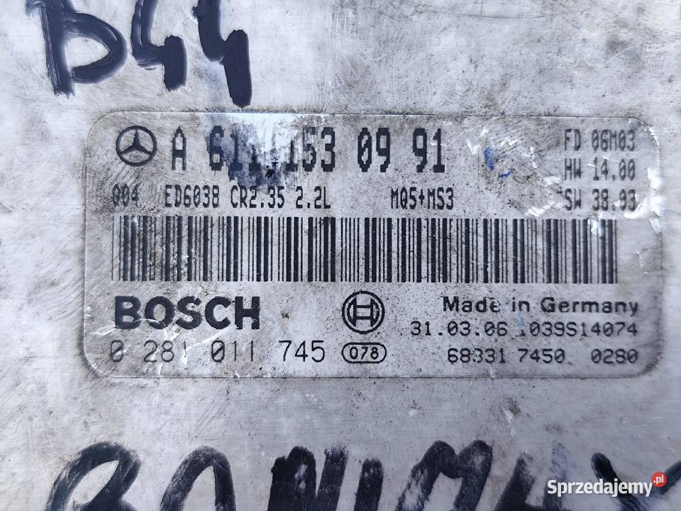 Mercedes Sprinter W901 W902 W903 W904 STEROWNIK Przemęt sprzedam