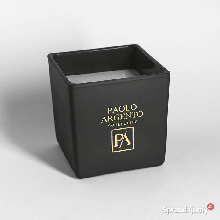 Świeca Sojowa Paolo Argento NERO Casual Cubo Kraków