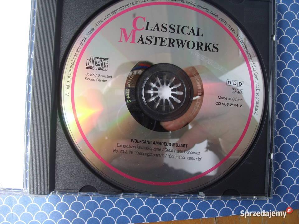 Plyta CD WA MOZARTDIE GROSSEN 1997 Wołów