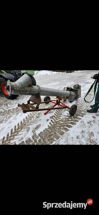 Przenosnik slimakowy U 250 200 3m z wózkiem Pozostałe