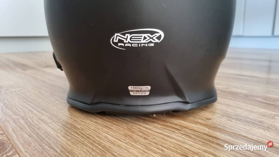 Kask motocyklowy NEX RACING z interkomem rozmiar Reda