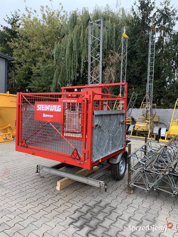 Winda budowlana wciągarka platforma Steinweg wielkopolskie Ślesin