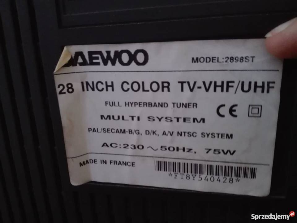 Oddam telewizor Daewoo Kineskopowy