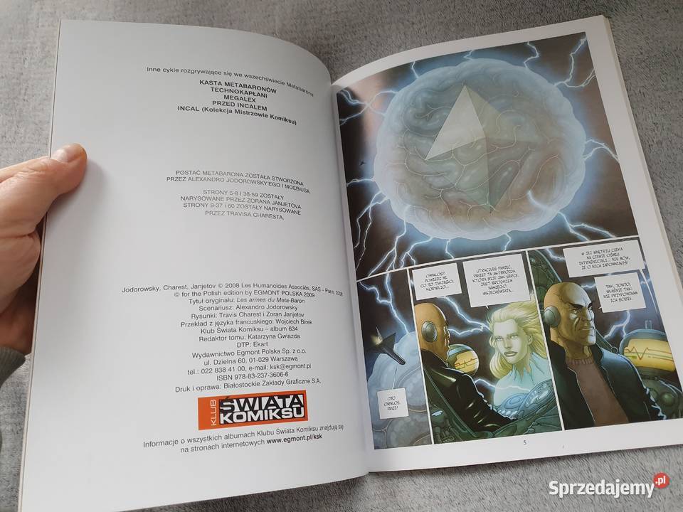 Broń Metabarona Jordowsky komiks 2009 Gdynia