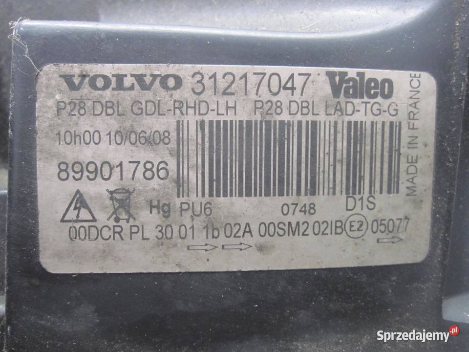 VOLVO XC90 I LIFT 10r lampa lewa przód 31217047 Lampy przednie Lampy przednie