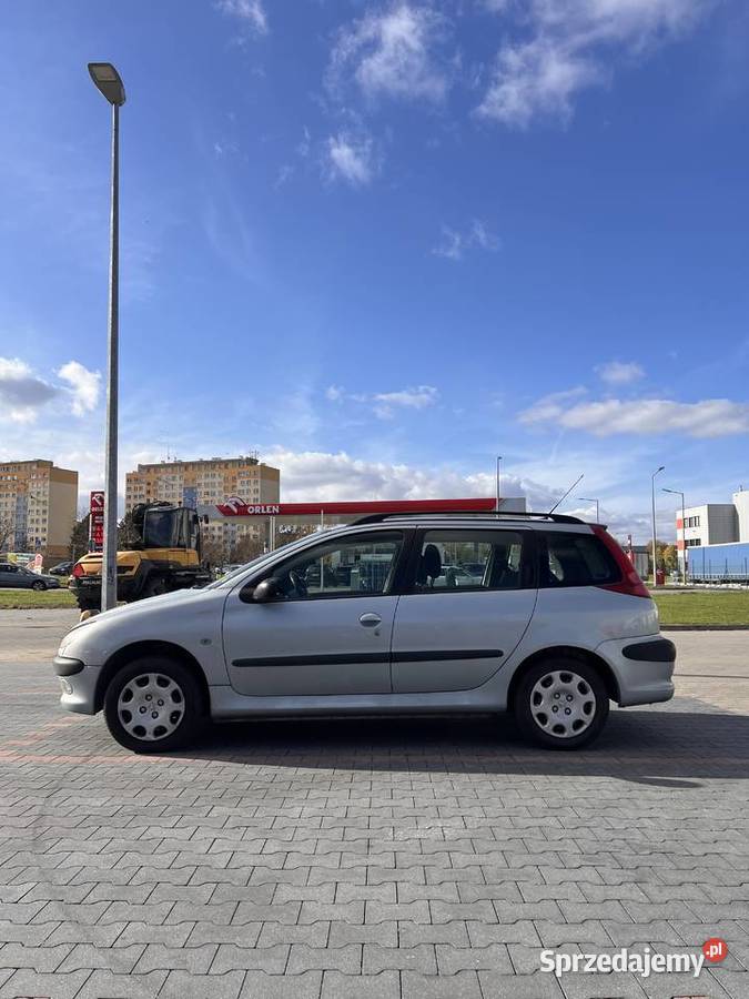 Peugeot 206 kombi zadbany egzemplarz czujniki manualna 206 Wrocław