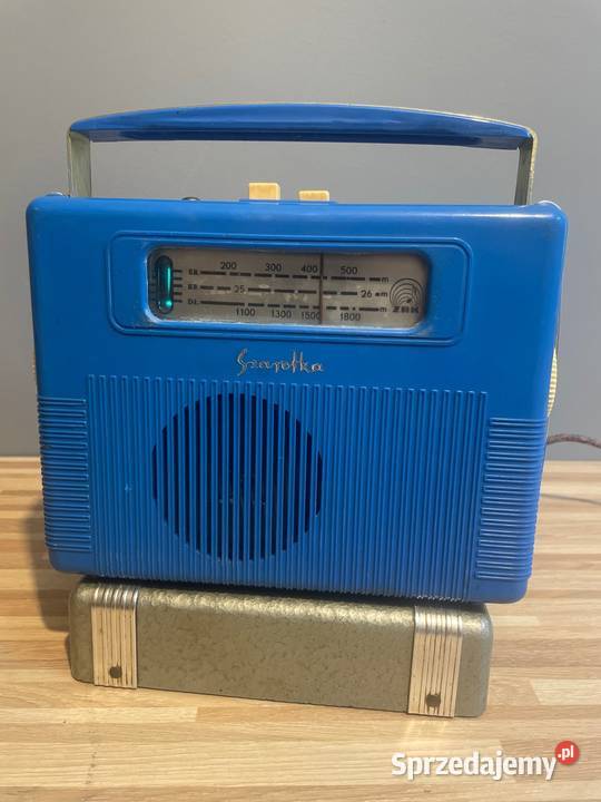 Radio Szarotka niebieskie zasilacz