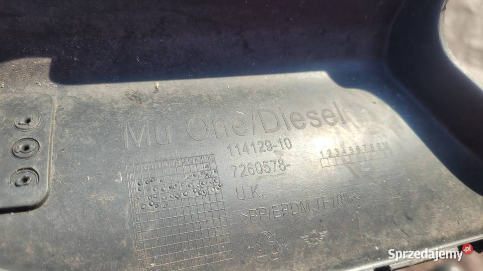 MINI COOPER II R56 SPOILER ZDERZAK TYŁ DOKŁADKA