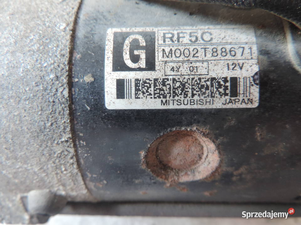 MAZDA 6 20CITD ROZRUSZNIK M00T88671 Układ elektryczny Nowy Sącz
