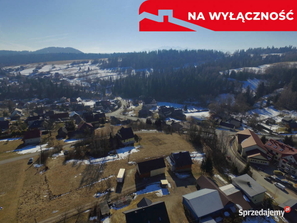 Wymiarowe działki budowlane w Krośnicy małopolskie Krośnica