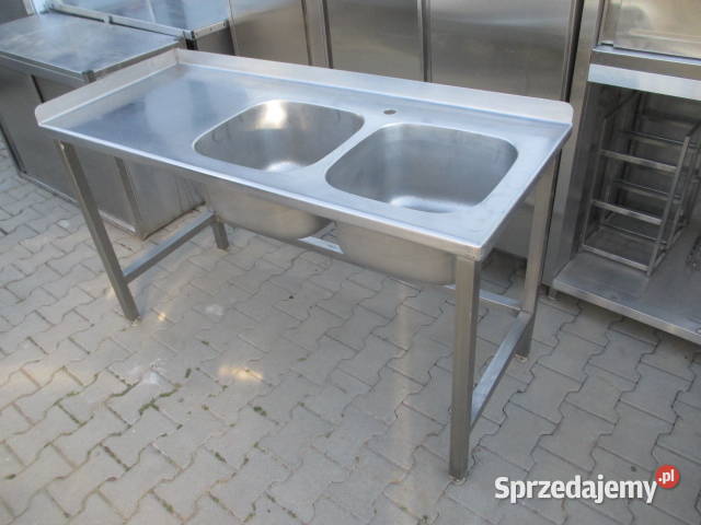 Zlew Gastronomiczny 2 Komorowy Stół Ze Zlewem Ostrów Wielkopolski sprzedam