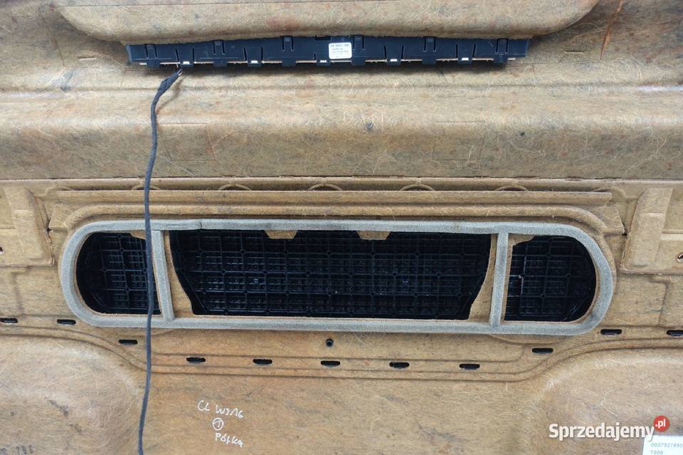 Mercedes C216 W216 TYLNA PÓŁKA BAGAŻNIKA tył lubelskie Rudka