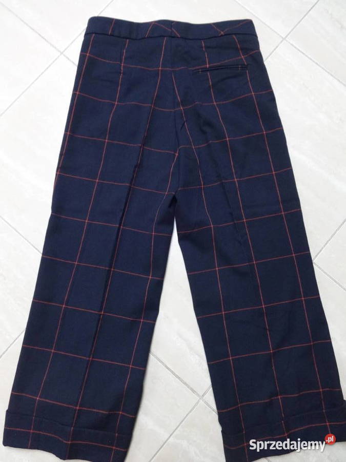Eleganckie spodnie 34 z mankietami Tomaszów Mazowiecki