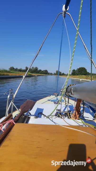 Polski jacht Śnieżka sklejka laminat lata 90te Grudziądz