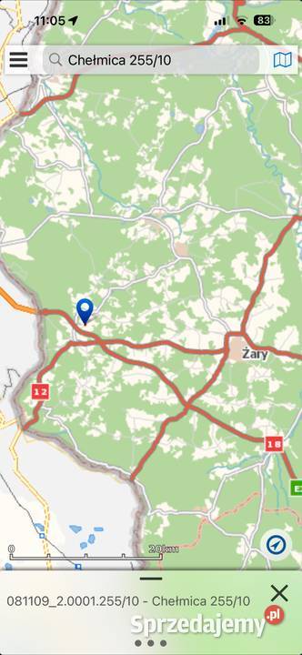 Działka budowlana kolorowe jeziorka Chełmica