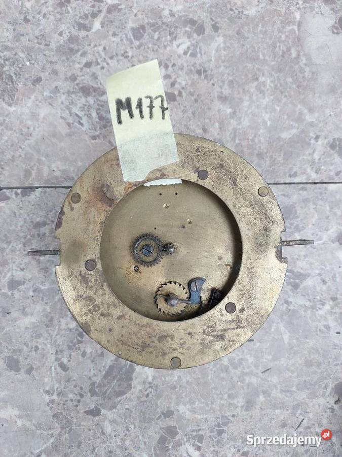 M177 Mechanizm starego francuskiego zegara pomorskie Tczew