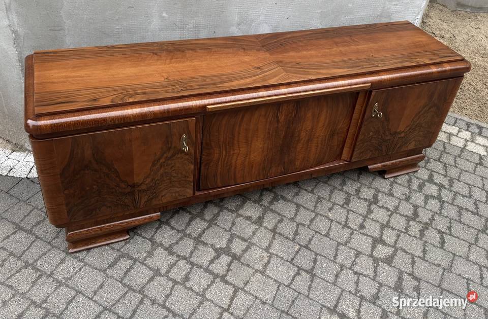 KomodaSzafka RTV Orzech 163 Art Deco Antyk Warszawa