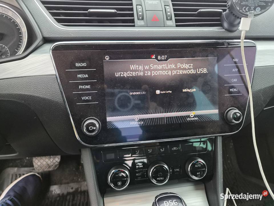 Skoda Superb Skoda Superb 16 TDI DSG 7 2019r sprowadzony Oleśnica