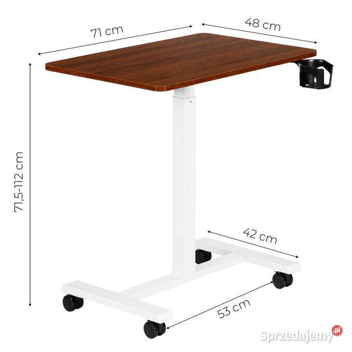 Mobilne biurko 70x48
