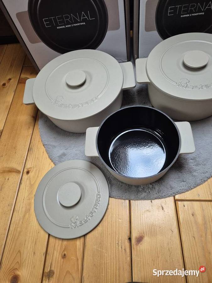 Nowe profesjonalne garnki żeliwne MasterPro Nowy Sącz