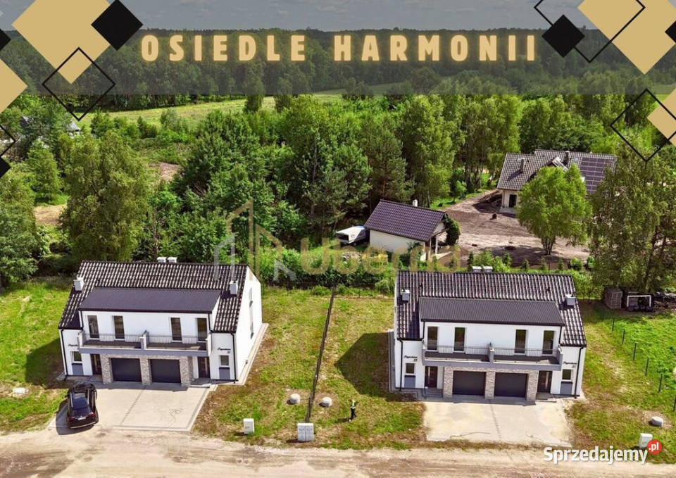 Bliźniak w stanie deweloperskim Białuń dachówka