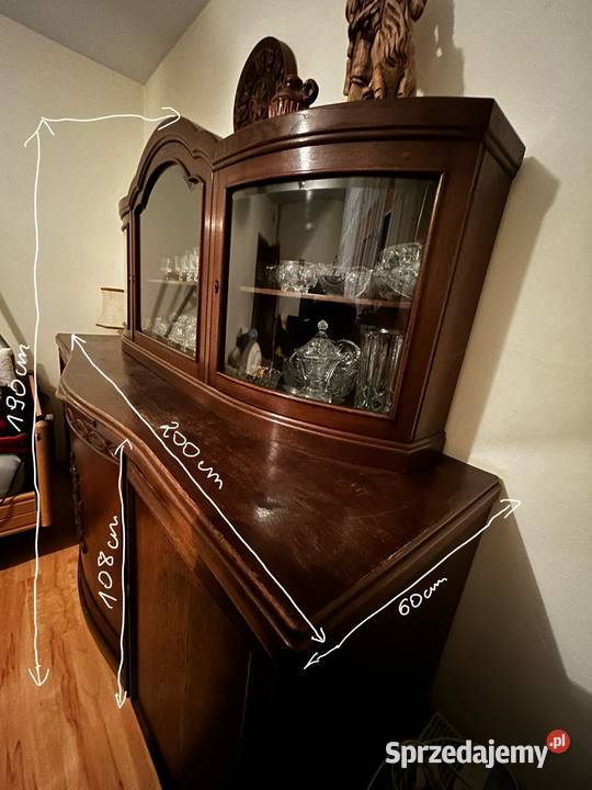 Kredens oszklony wielkopolskie Kraśnica