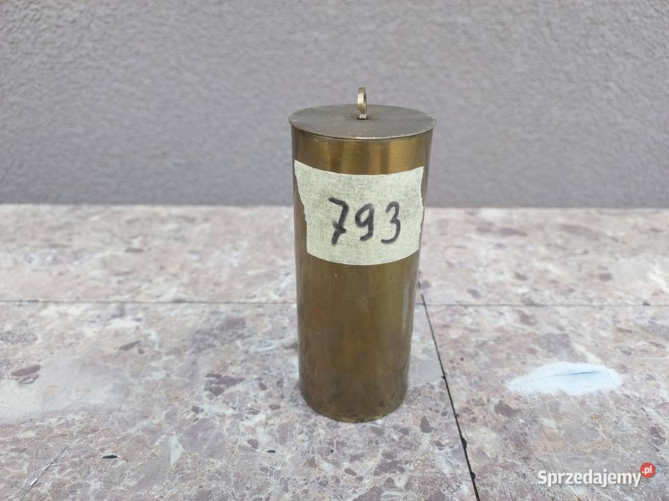 793 obciążnik waga starego zegara linkowego Antyki, Sztuka, Kolekcje