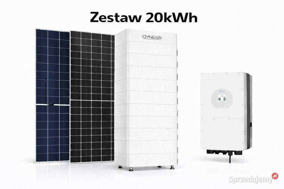 Zestaw budżetowy 20kWh HV panele inwerter 3 fazy małopolskie