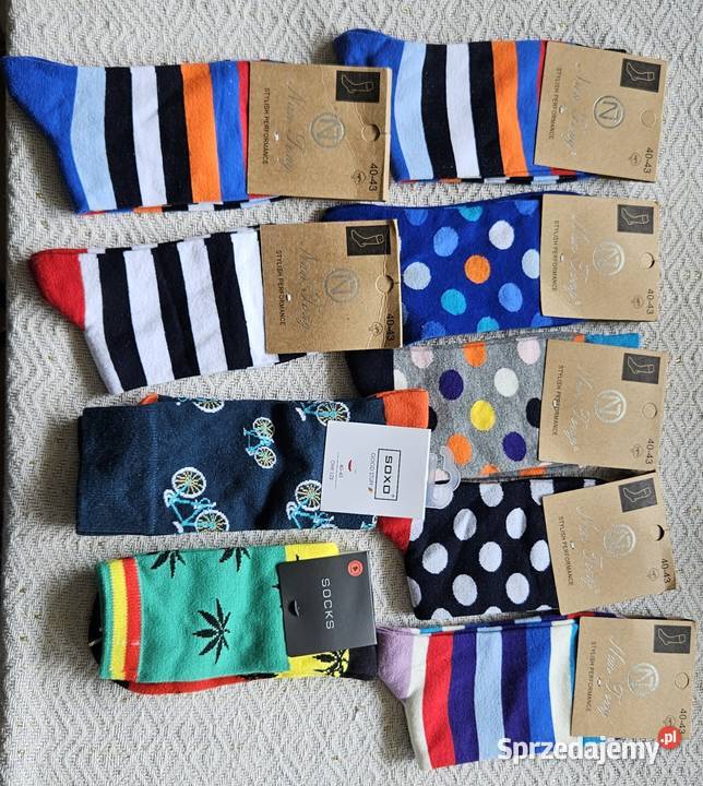 Skarpetki kolorowe happy socks 40414243 różne Uniseks mazowieckie Konstancin-Jeziorna