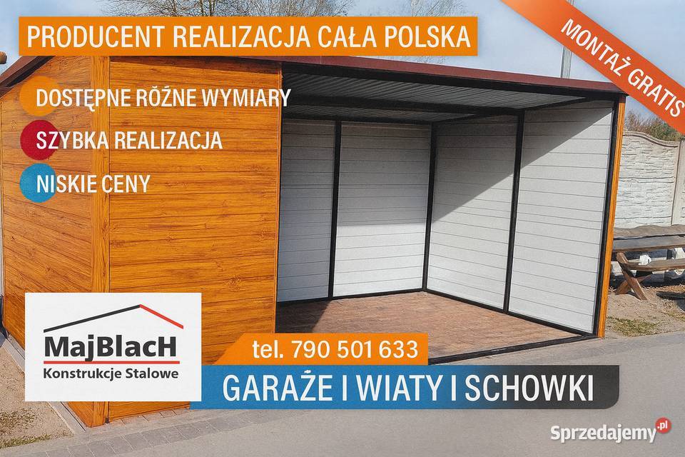 Mały Schowek Otwarty Złoty Dąb NISKA Blaszak Łęczna