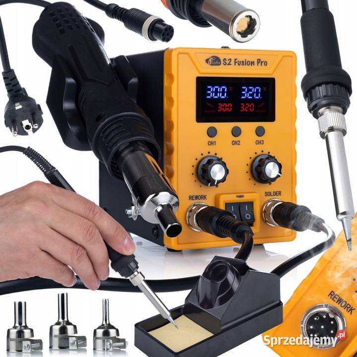 Zestaw Rosfix Fusion PRO S2 2w1 Hot Air 760W Ludźmierz