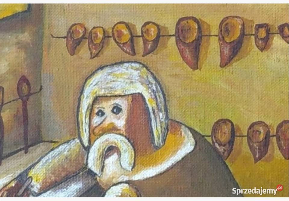 Obraz olejny ręcznie malowany warmińsko-mazurskie Elbląg