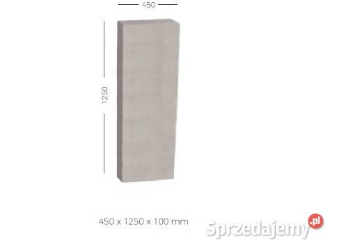 Blok Venetto Palisada Mur oporowy 125x45 Biały mazowieckie