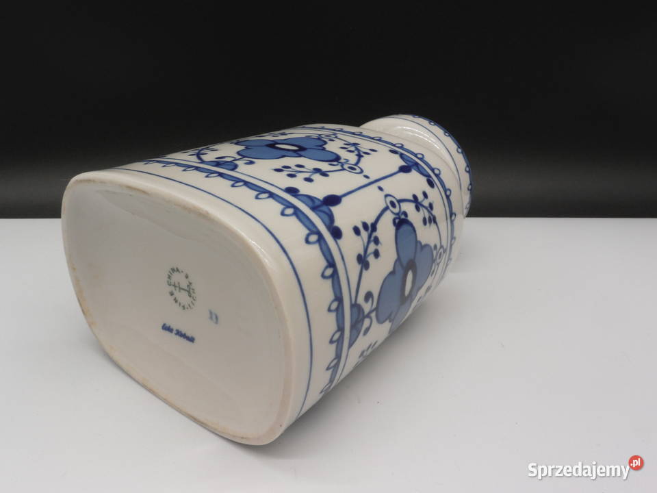 Wazon Vintage Fine China Lichte ECHT KOBALT Porcelana i szkło Raszków