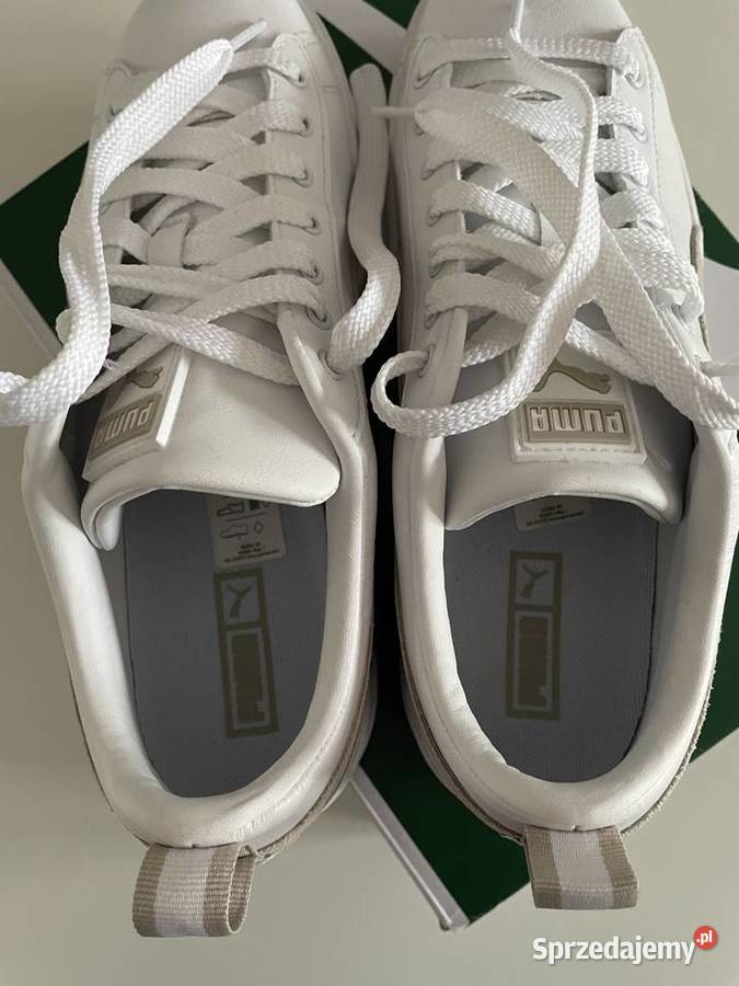 PUMA Mayze sneakersy whitepeyote gruba podeszwa Ząbki