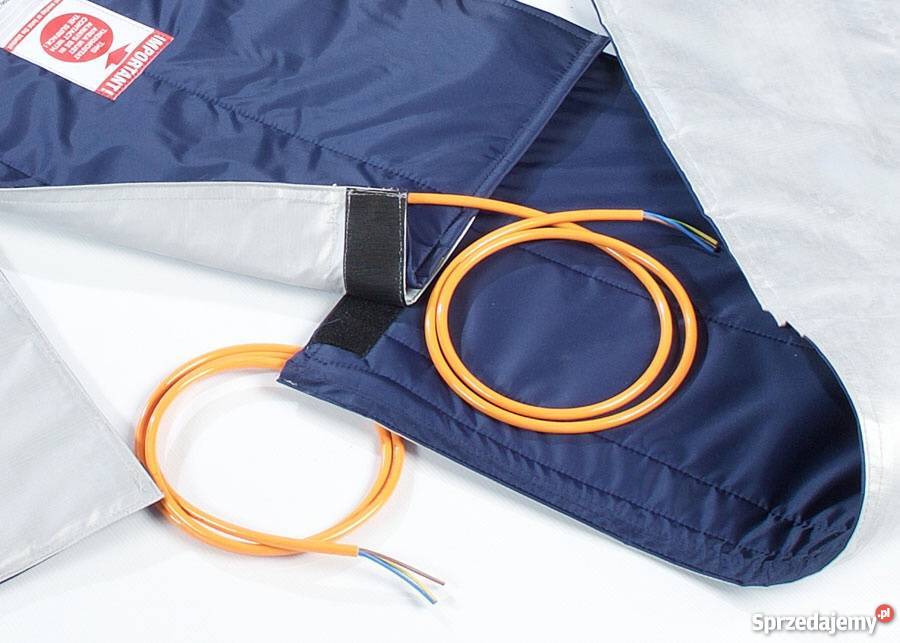 Termoizolacyjny koc grzewczy 600x600mm 090C 200W Kraków