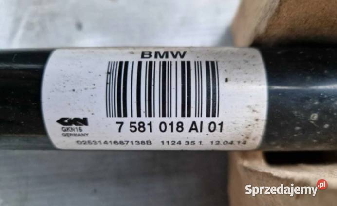BMW F10 F11 535D Półośki Komplet Półoś Tył Prawa Częstochowa sprzedam