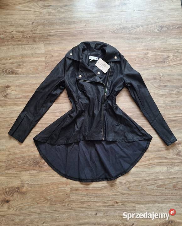 NOWA skórzana kurtka ramoneska damska elegancka Wiosenna/Jesienna  Moda i Styl Kraków