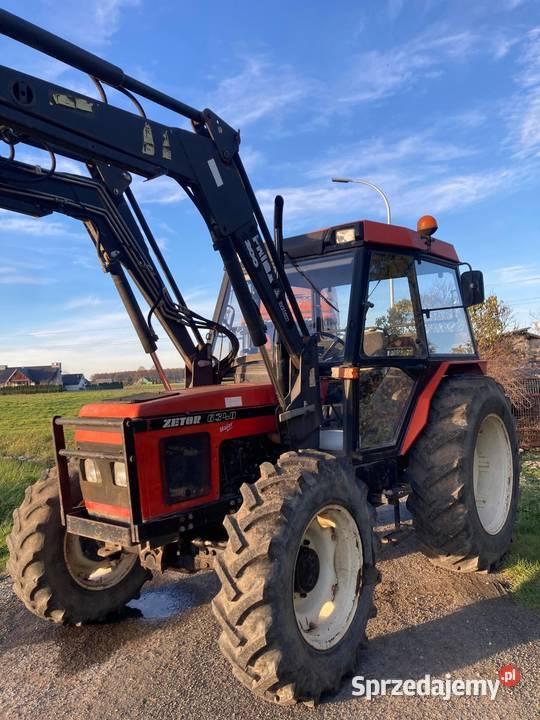 Zetor 6340 z ładowaczem czołowym rewers 99r Ładowacz czołowy Ostrów Wielkopolski