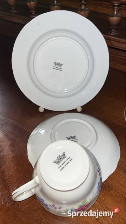 Filiżanka z talerzykiem Bone China Tzn kostna