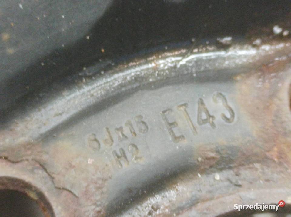 FELGA STALOWA R15 5X110 ET43 OC65MM 6JX15H2 OPEL