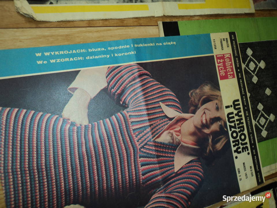 Wykroje i wzory Kobieta i życie 4 małopolskie Nowy Sącz
